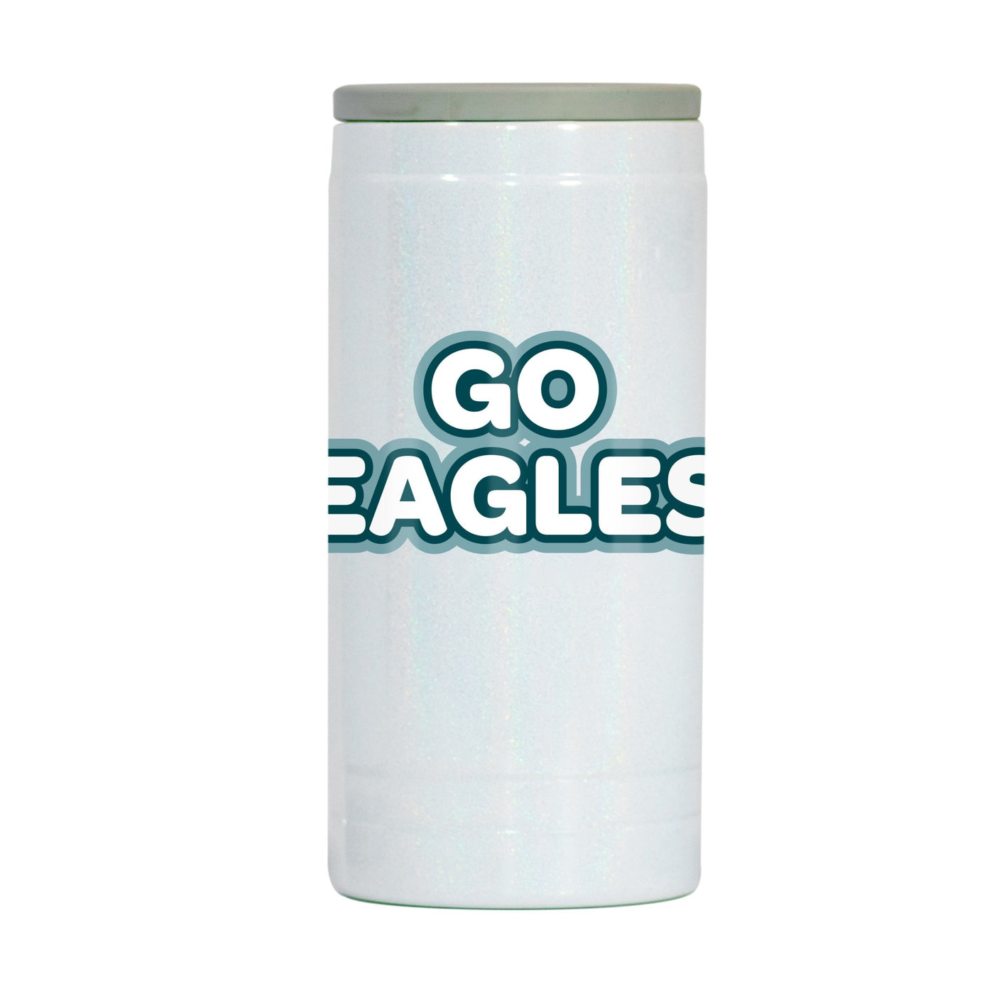 Philadelphia Eagles 12oz Bubble Iridescent Slim Coolie - Logo Brands
