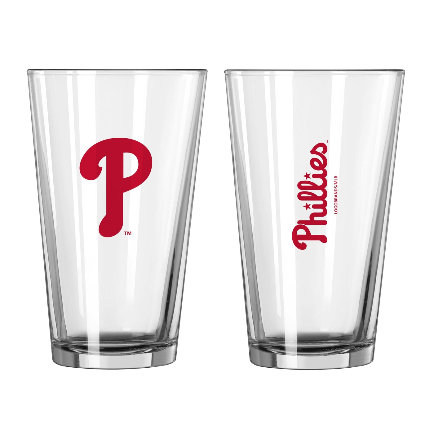 Philadelphia Phillies 16oz Gameday Pint Glass - Logo Brands
