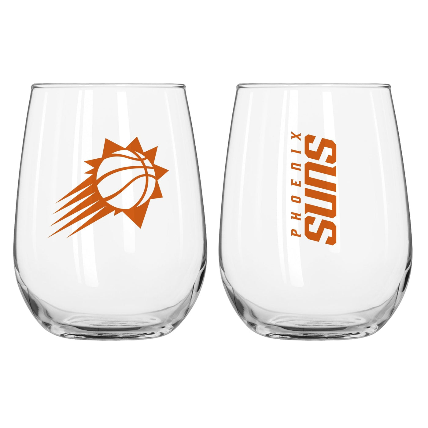 Phoenix Suns 16oz Gameday Curved Beverage Glass - Logo Brands