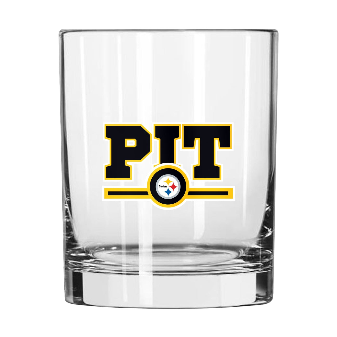 Pittsburgh Steelers 14oz Letterman Rock Glass - Logo Brands