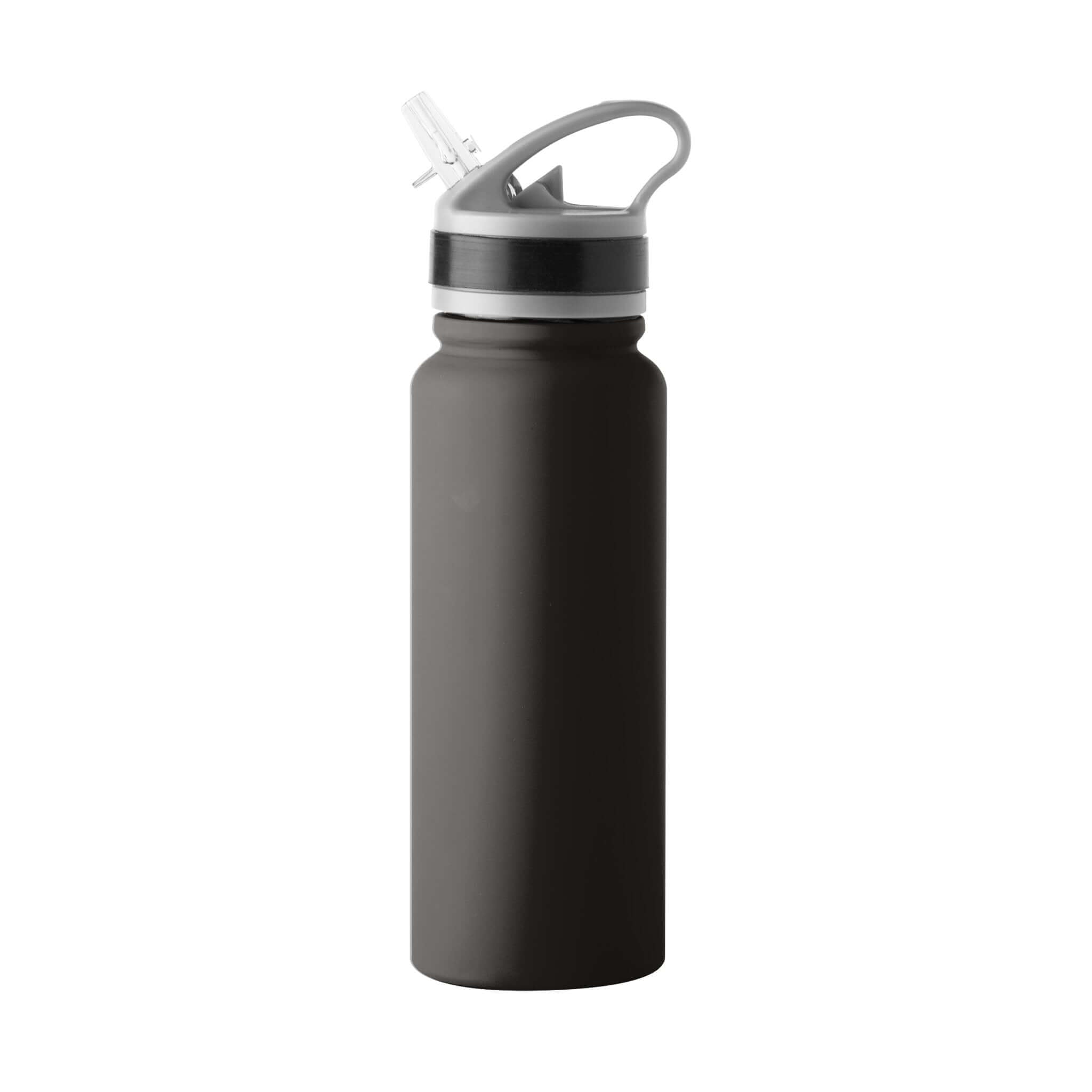 Plain Black 25oz Stainless Flip Top Bottle – Logo Brands