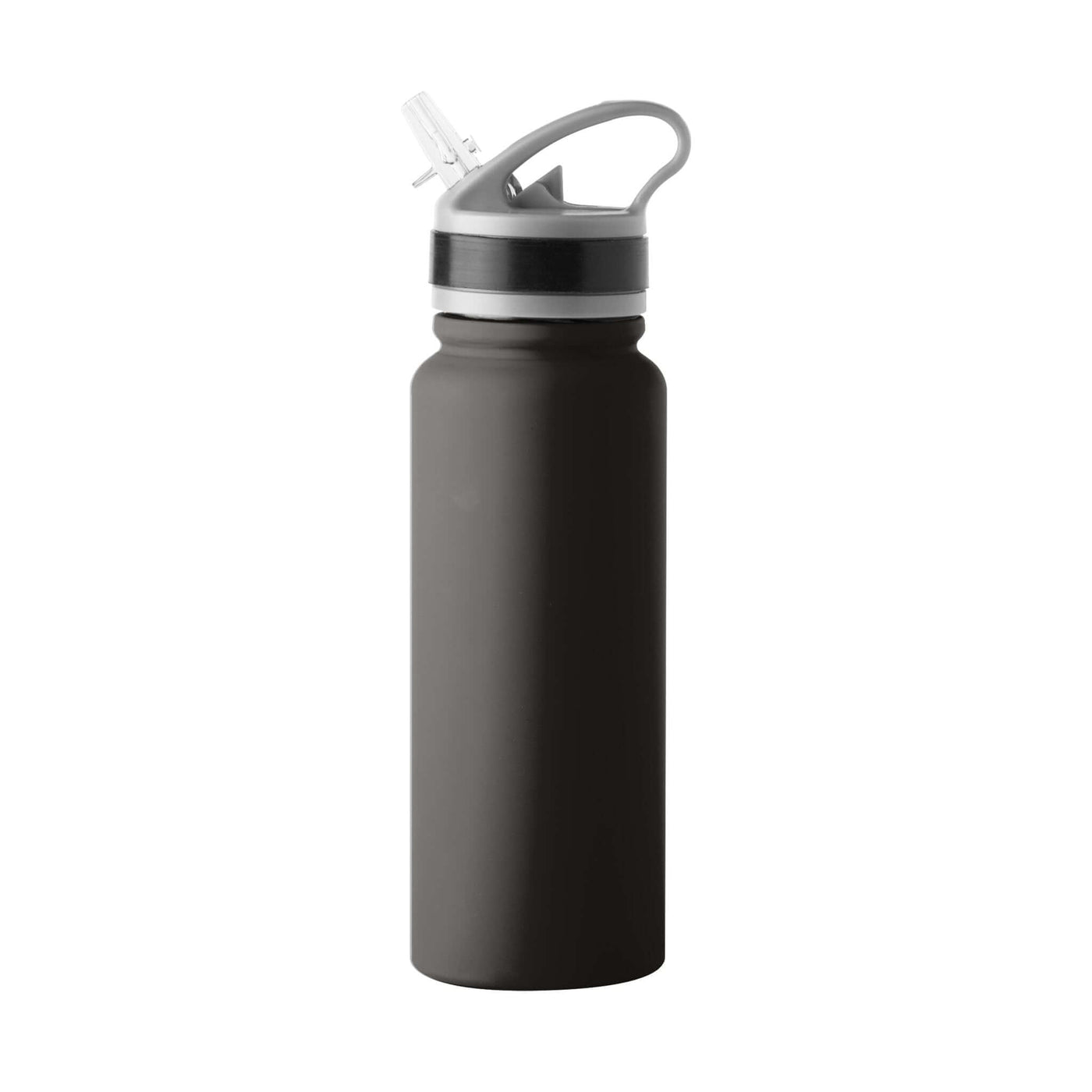 Plain Black 25oz Stainless Flip Top Bottle - Logo Brands