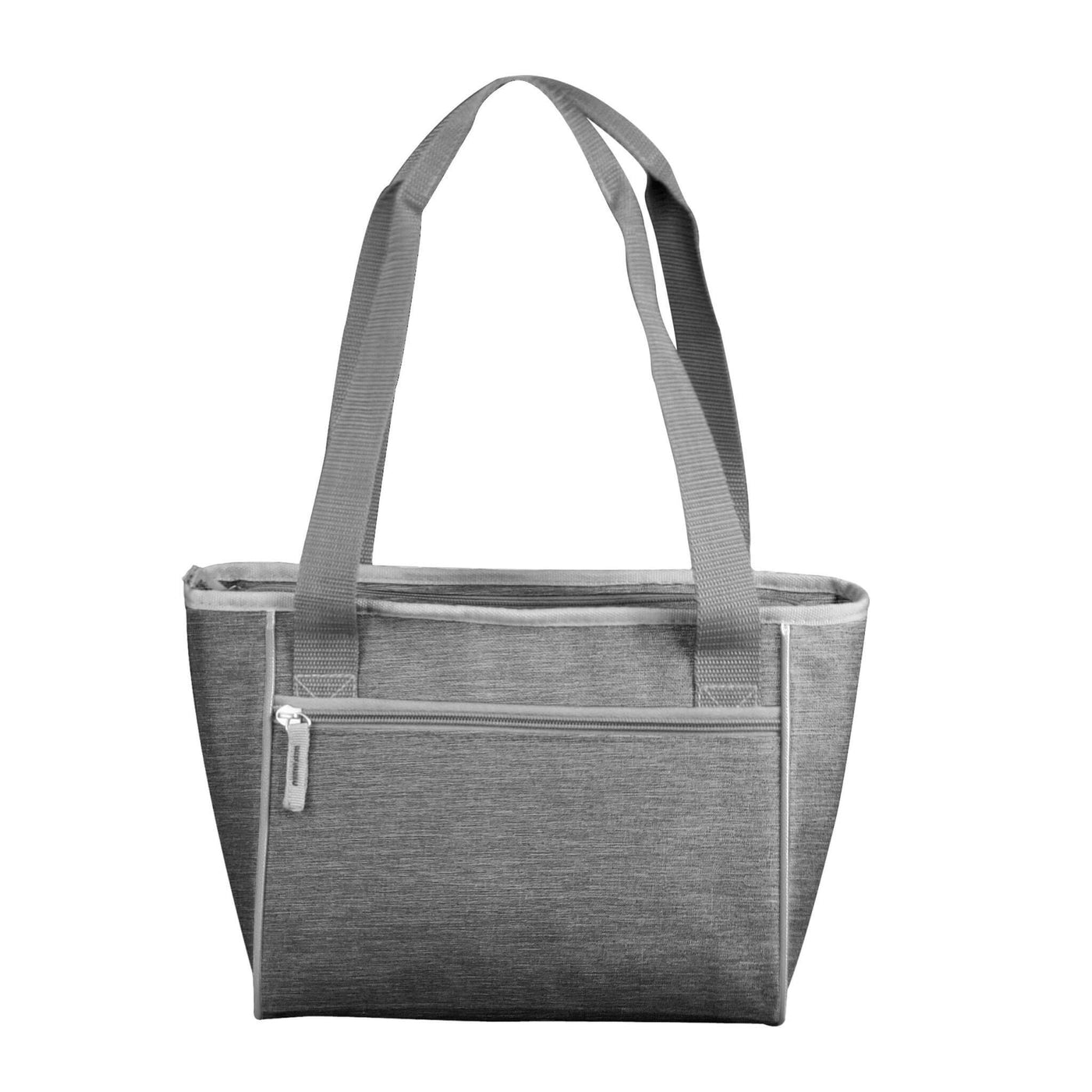 Plain Charcoal Crosshatch 16 Can Cooler Tote - Logo Brands