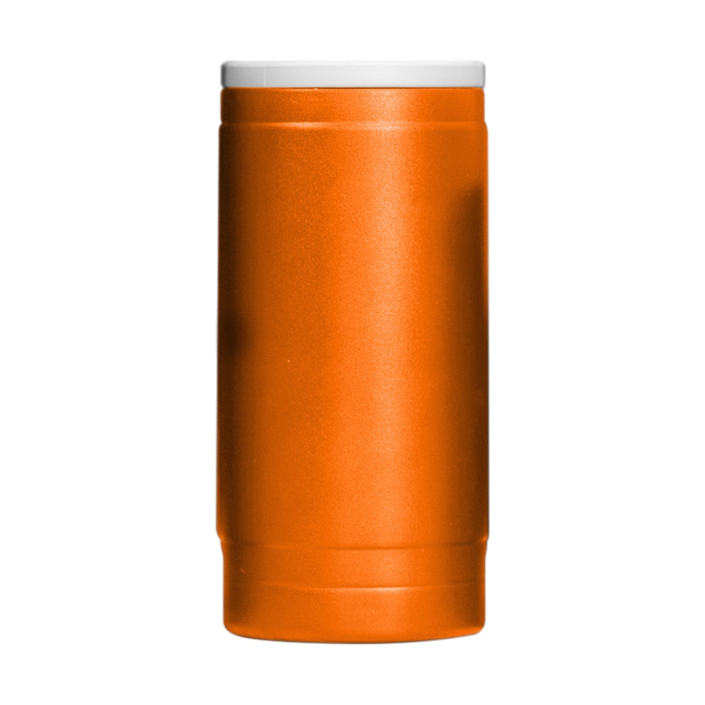 Plain Orange 12oz Powder Coat Slim Can Coolie - Logo Brands