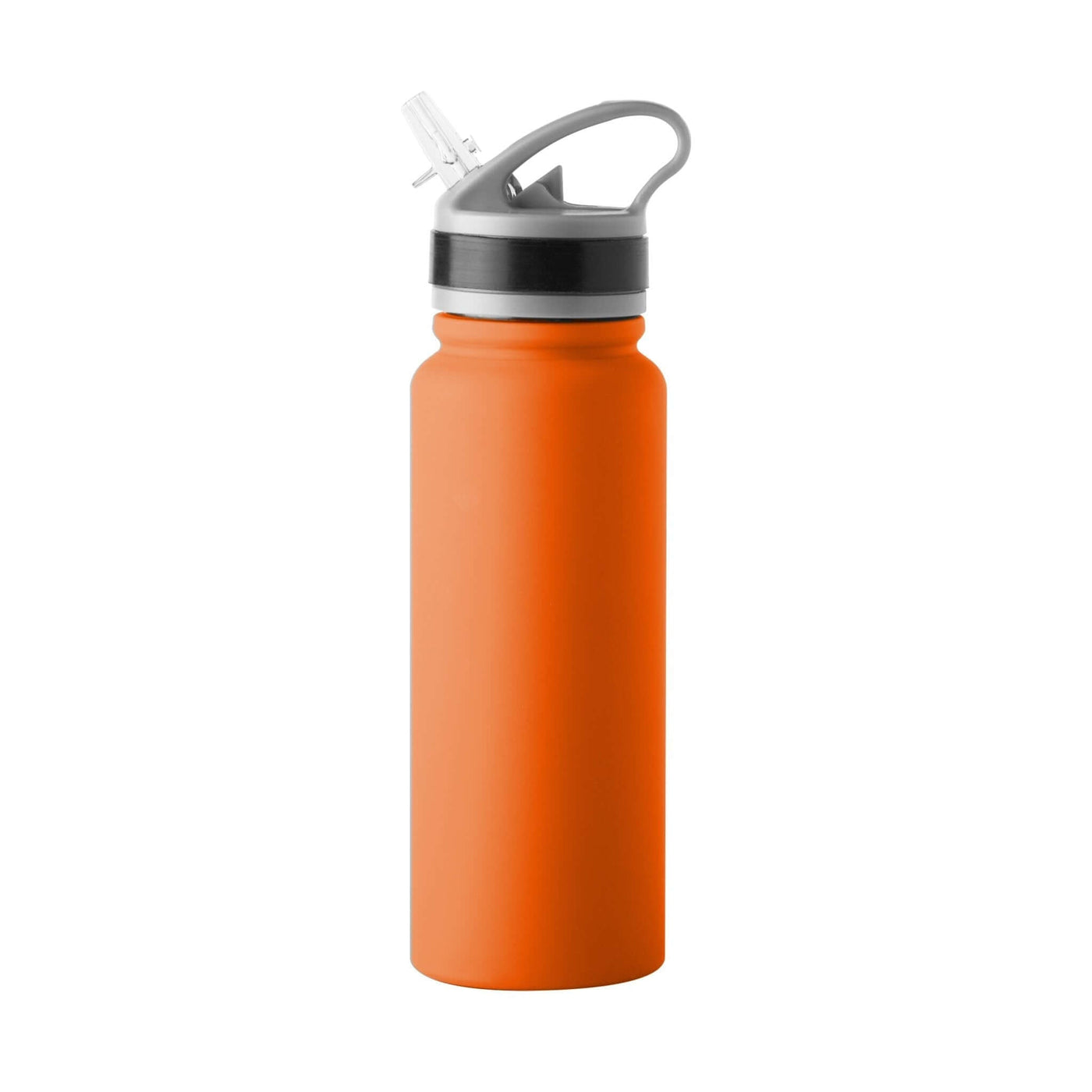 Plain Orange 25oz Stainless Flip Top Bottle - Logo Brands