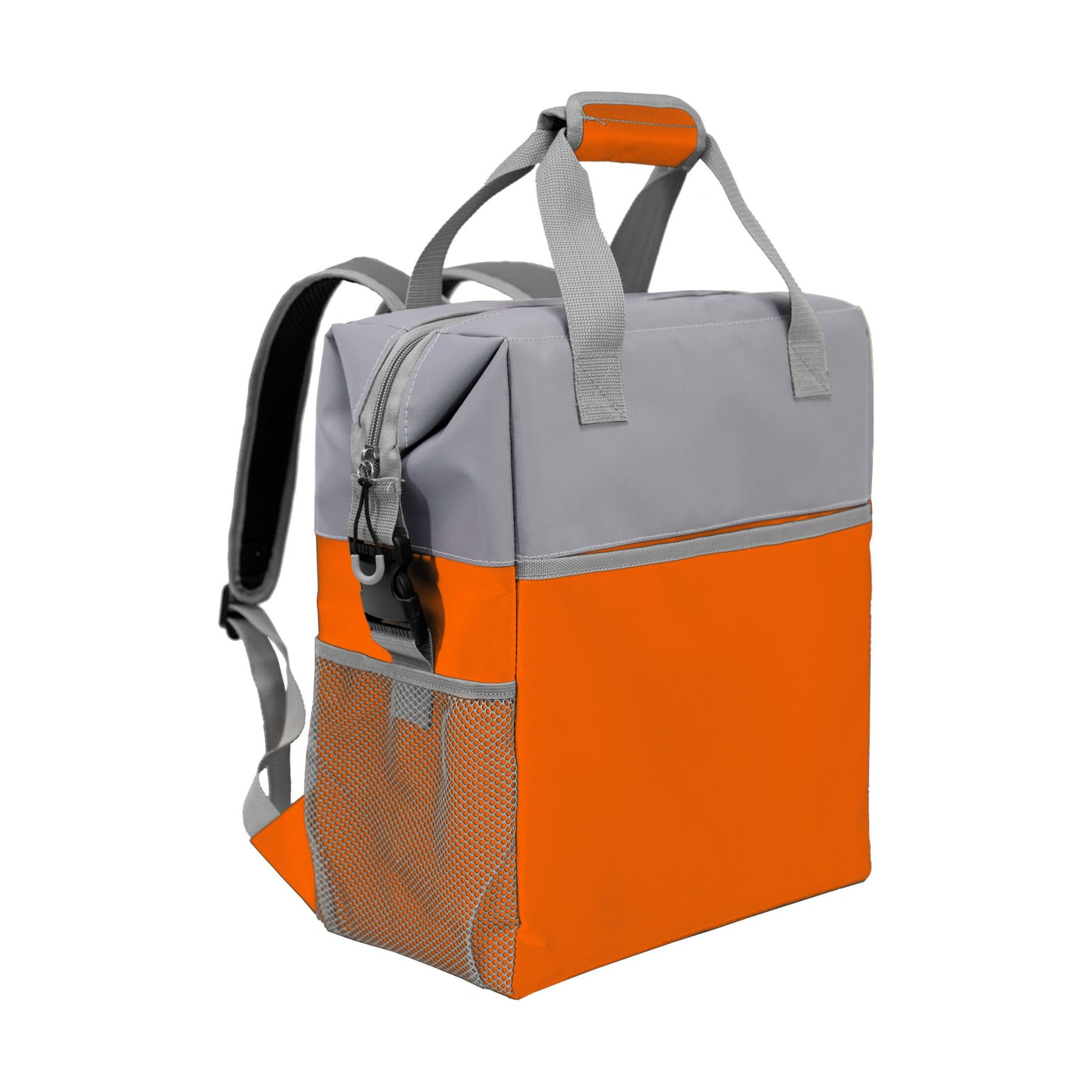 Plain Orange Backpack Cooler - Logo Brands