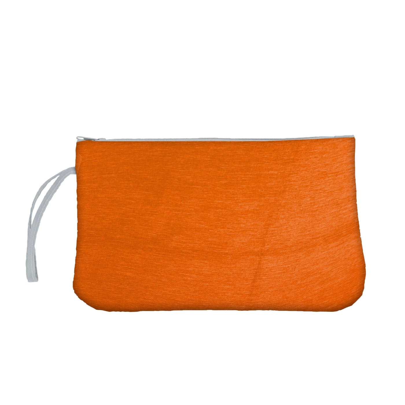 Plain Orange Crosshatch Wristlet - Logo Brands