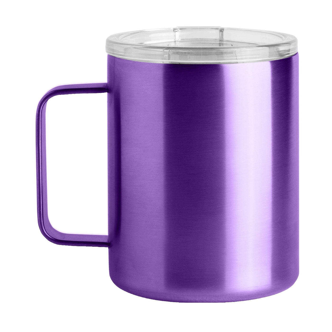 Plain Purple 15oz Stainless Mug - Logo Brands