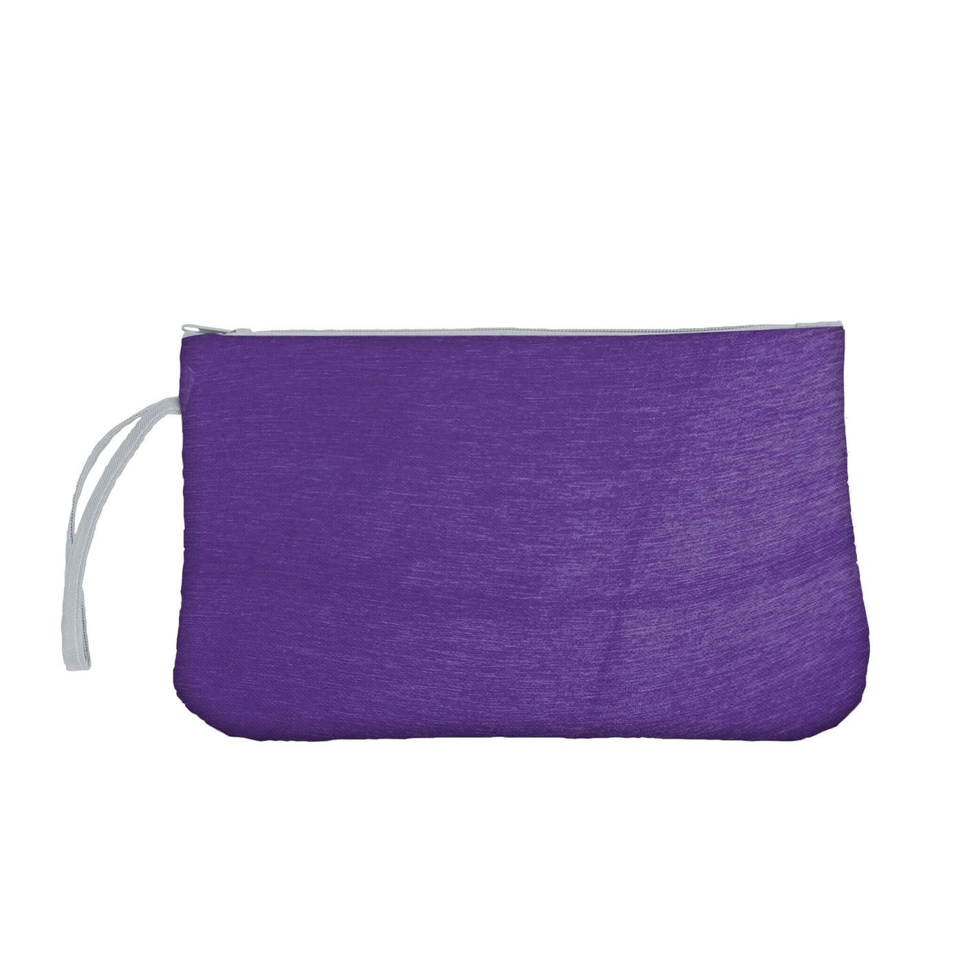 Plain Purple Crosshatch Wristlet - Logo Brands