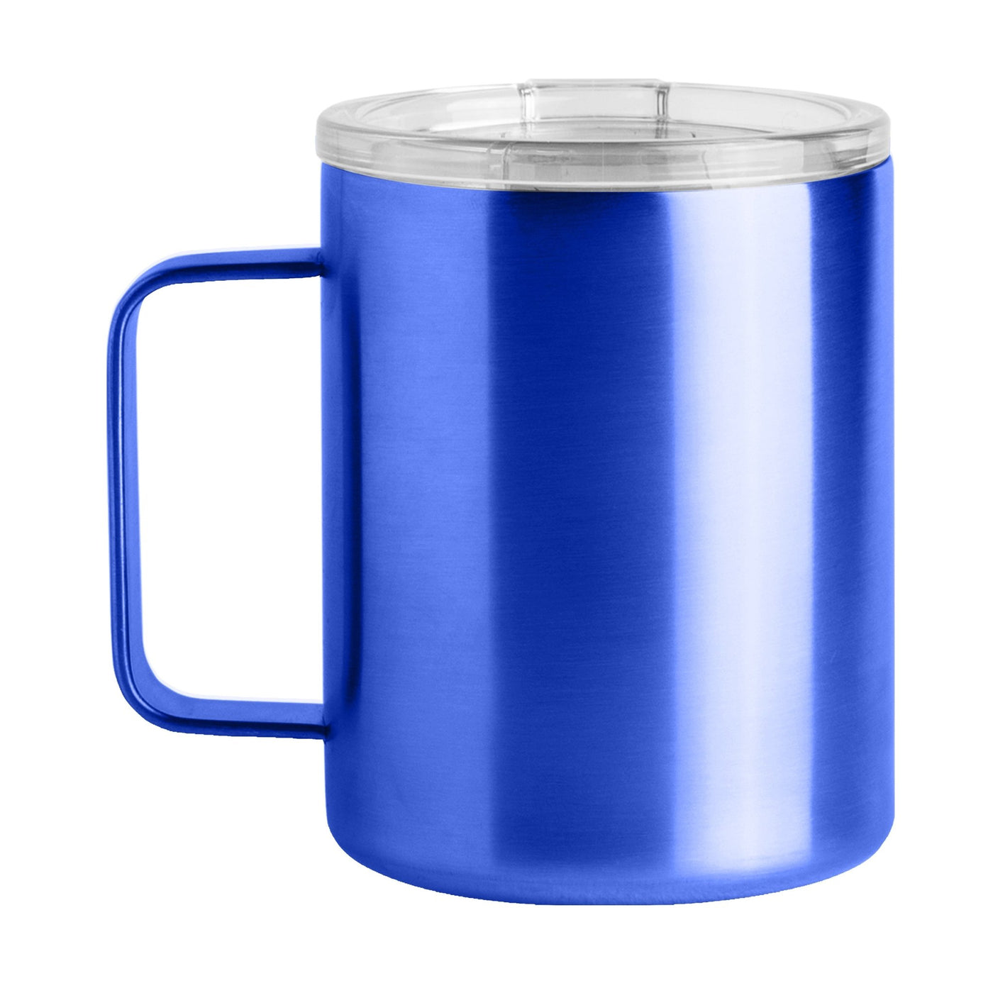Plain Royal 15oz Stainless Mug - Logo Brands