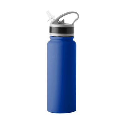 Plain Royal 25oz Stainless Flip Top Bottle - Logo Brands