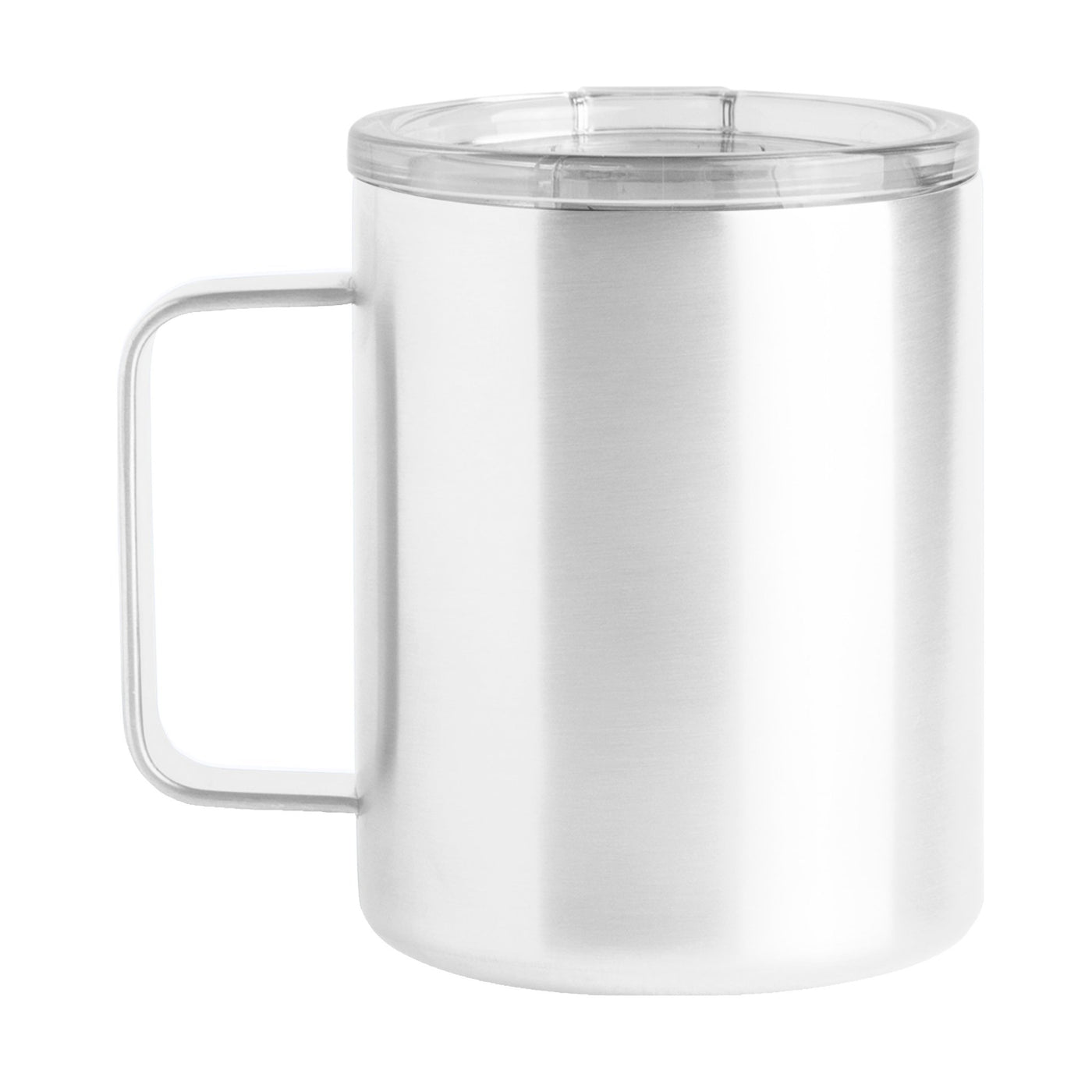 Plain White 15oz Stainless Mug - Logo Brands