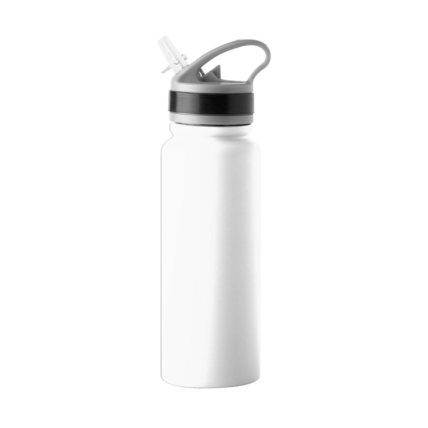Plain White 25oz Stainless Flip Top Bottle - Logo Brands