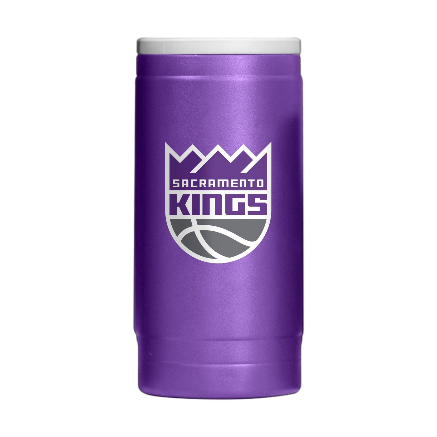 Sacramento Kings 12oz Flipside Powdercoat SlimCan Coolie - Logo Brands