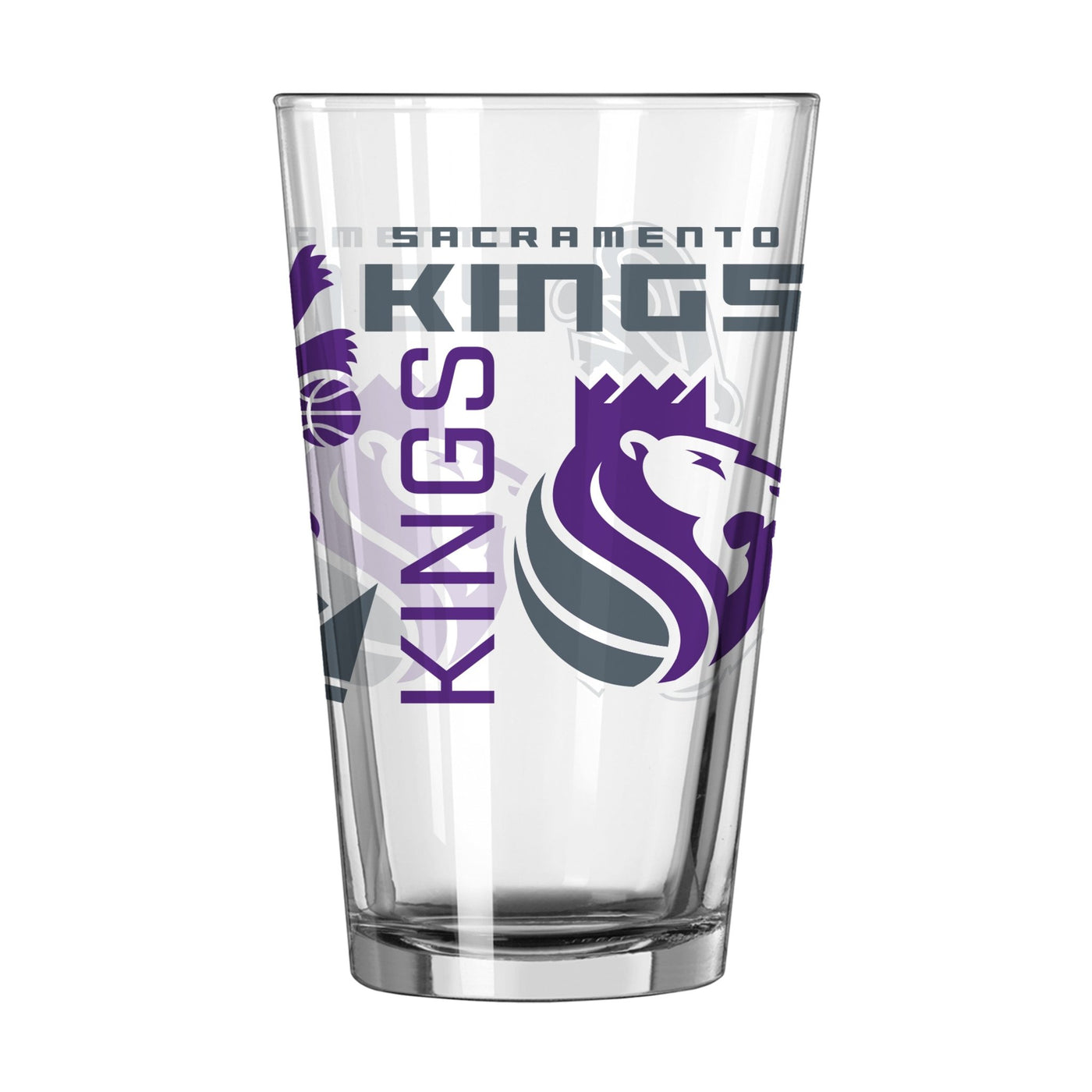 Sacramento Kings 16oz Spirit Pint Glass - Logo Brands