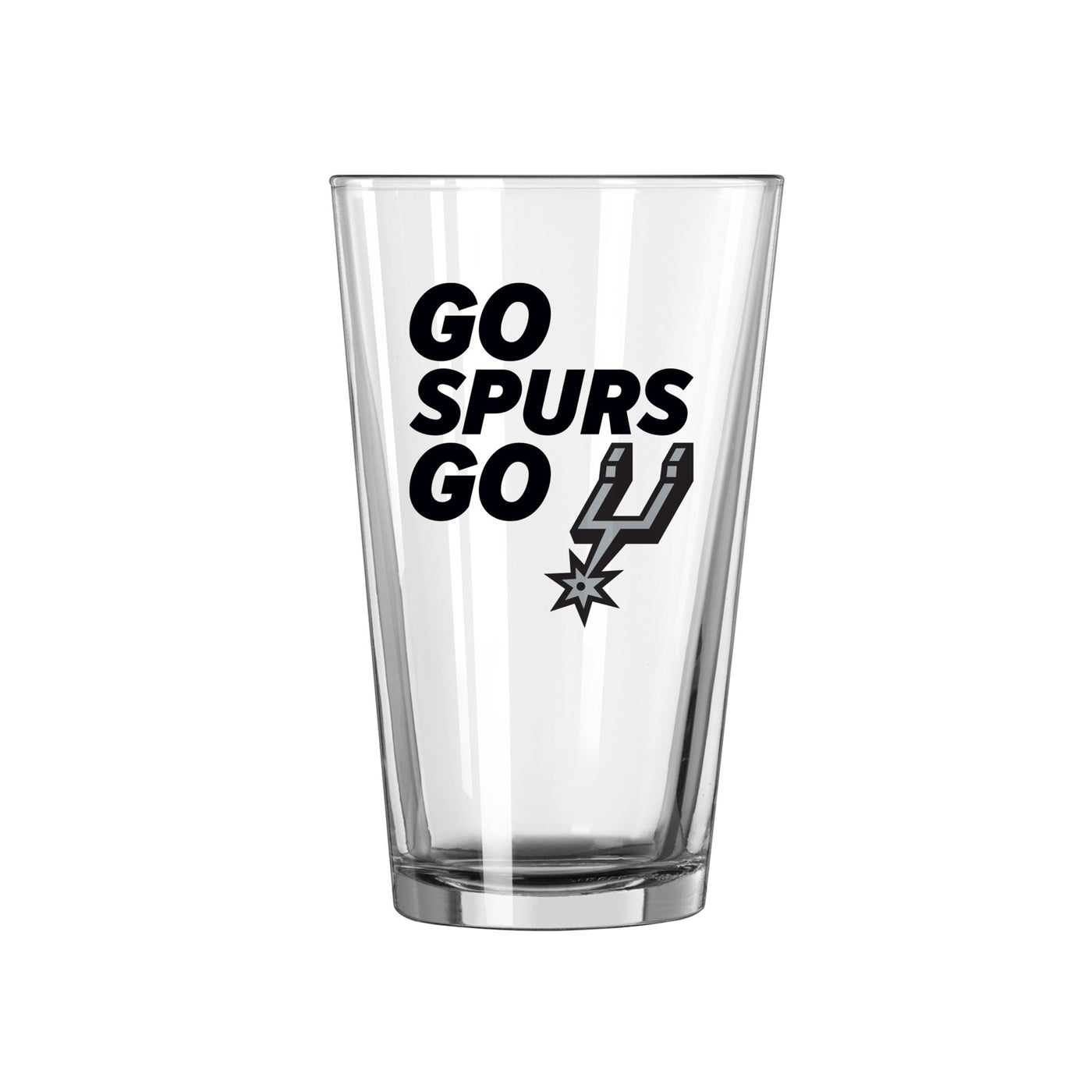 San Antonio Spurs 16oz Slogan Pint Glass - Logo Brands