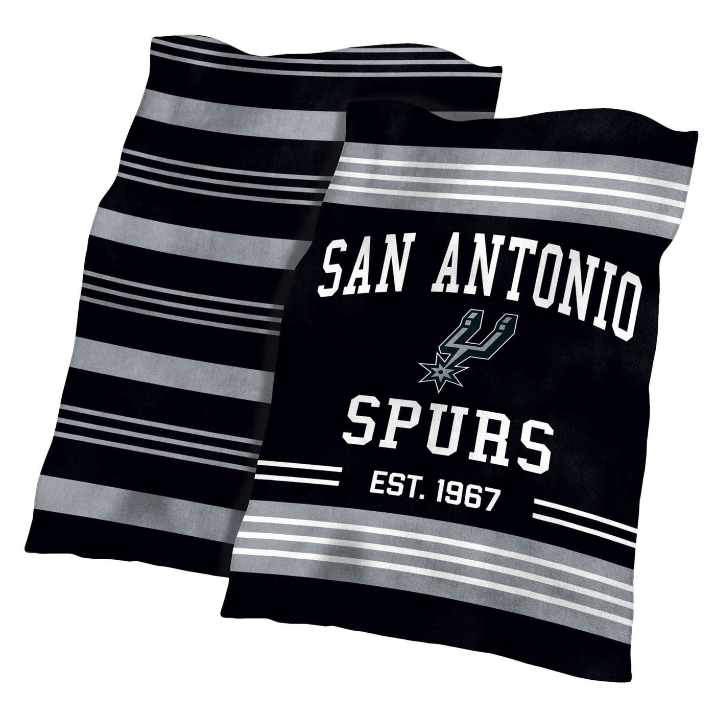 San Antonio Spurs Colorblock Plush Blanket - Logo Brands
