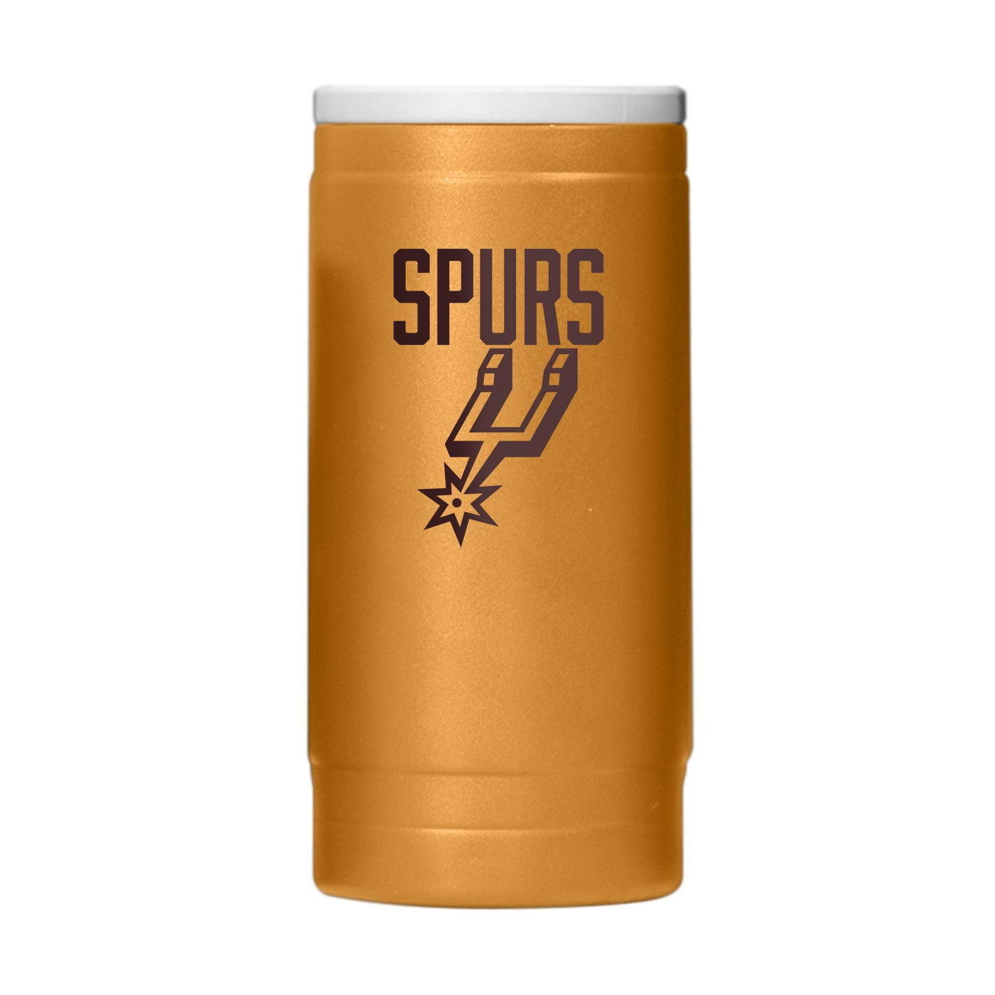San Antonio Spurs Huddle Powder Coat Slim Can Coolie - Logo Brands