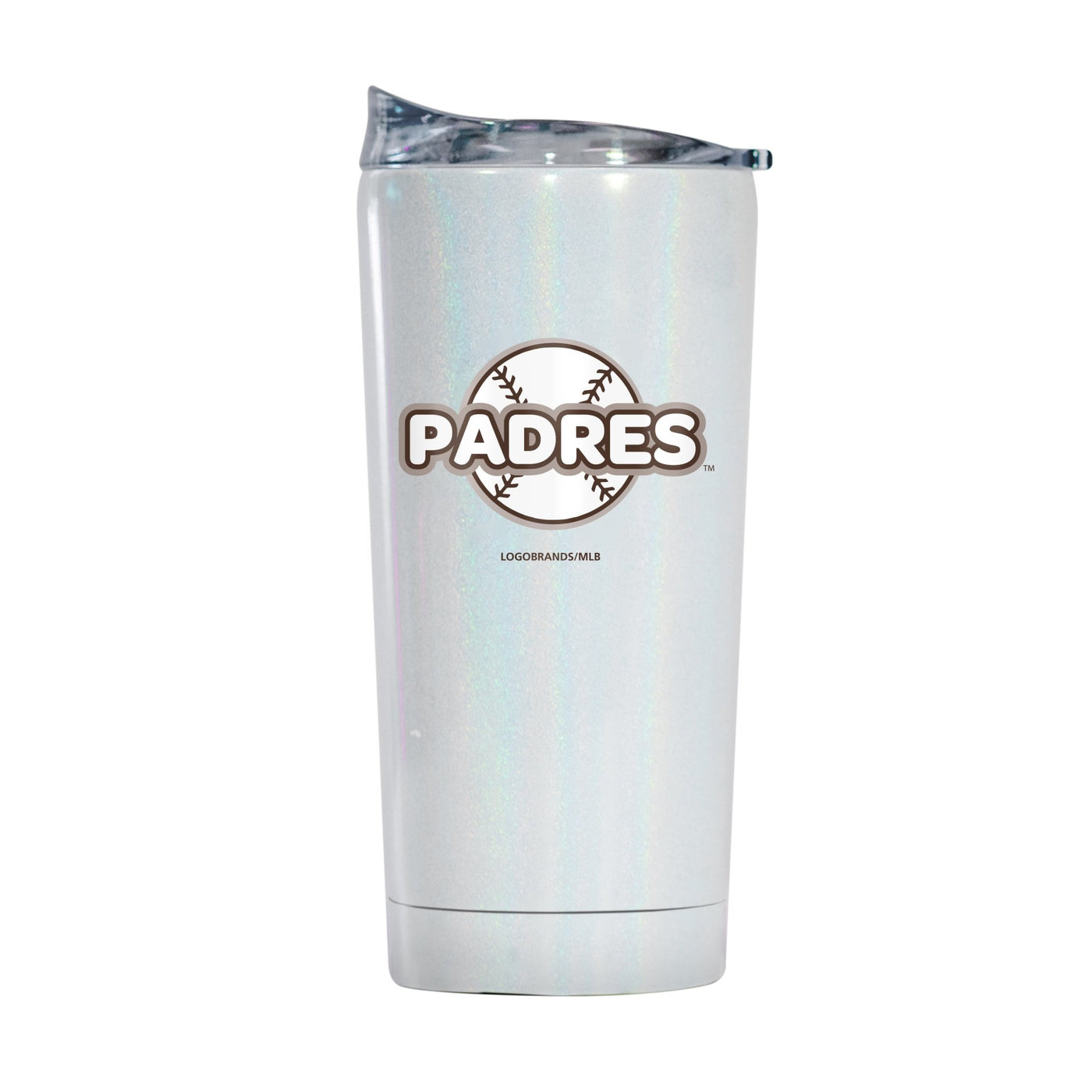 San Diego Padres 20oz Bubble Iridescent Tumbler - Logo Brands