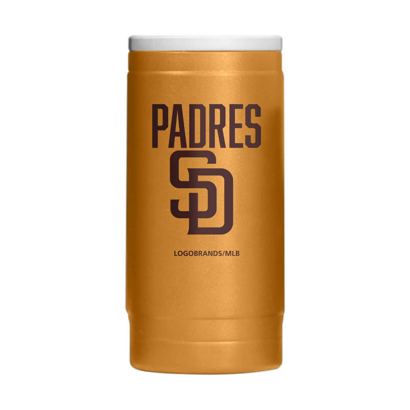 San Diego Padres Huddle Powder Coat Slim Can Coolie - Logo Brands