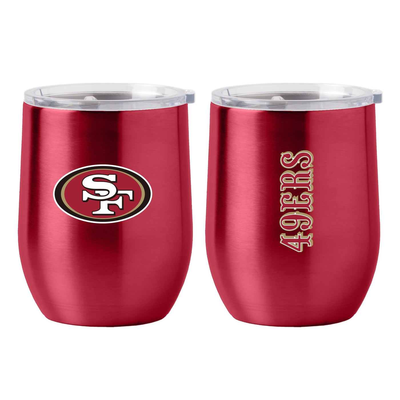 San Francisco 49ers 16oz Gameday Stainless Curved Beverage - Logo Brands