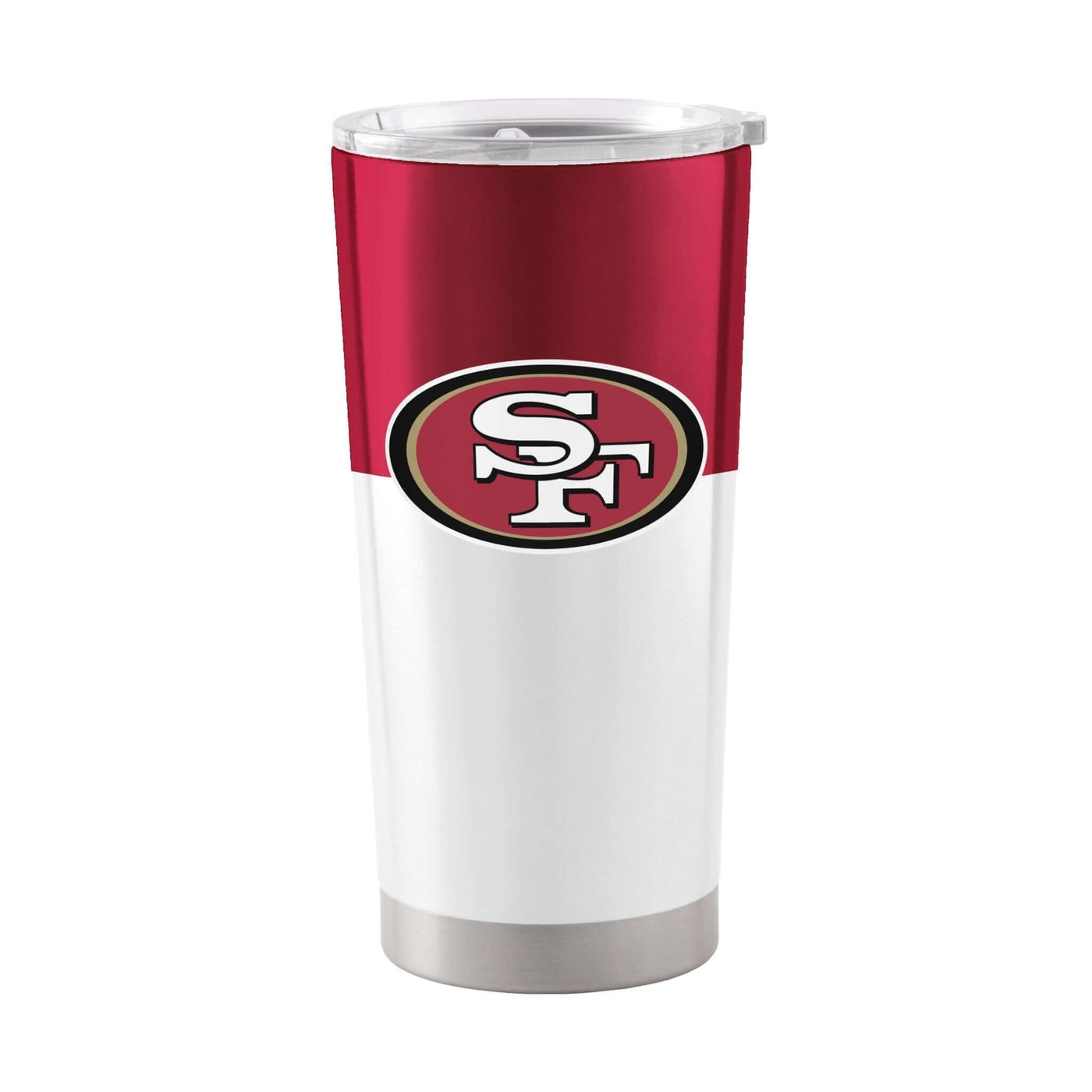 San Francisco 49ers 20oz Colorblock Stainless Tumbler - Logo Brands