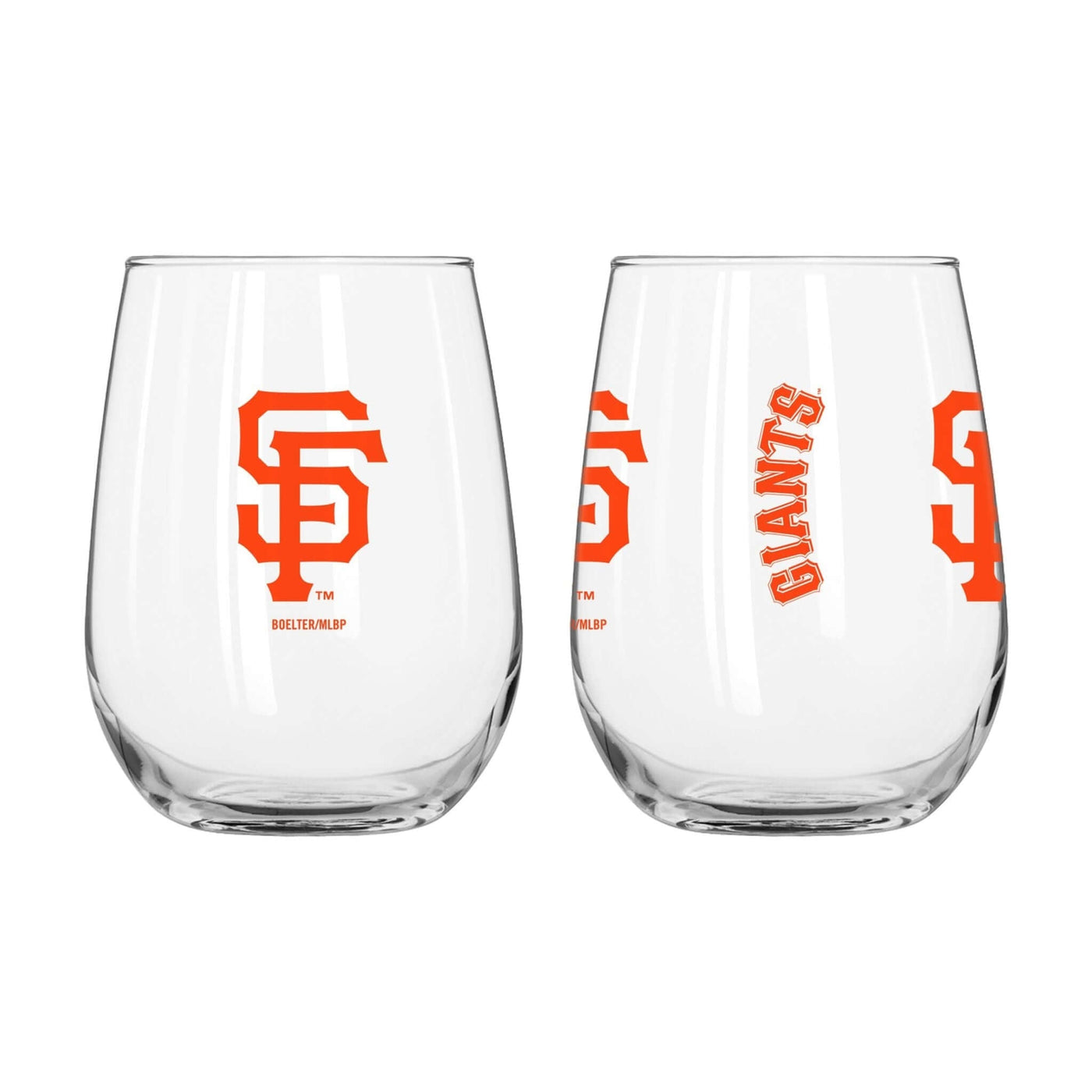 San Francisco Giants 16oz Gameday Curved Beverage Glass - Logo Brands