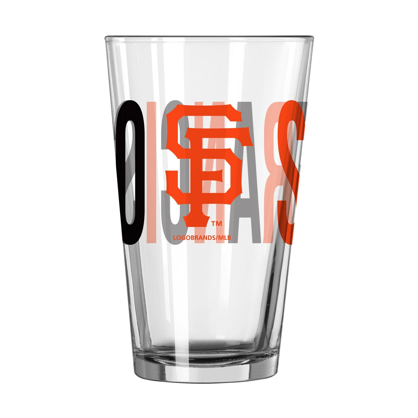 San Francisco Giants 16oz Overtime Pint Glass - Logo Brands