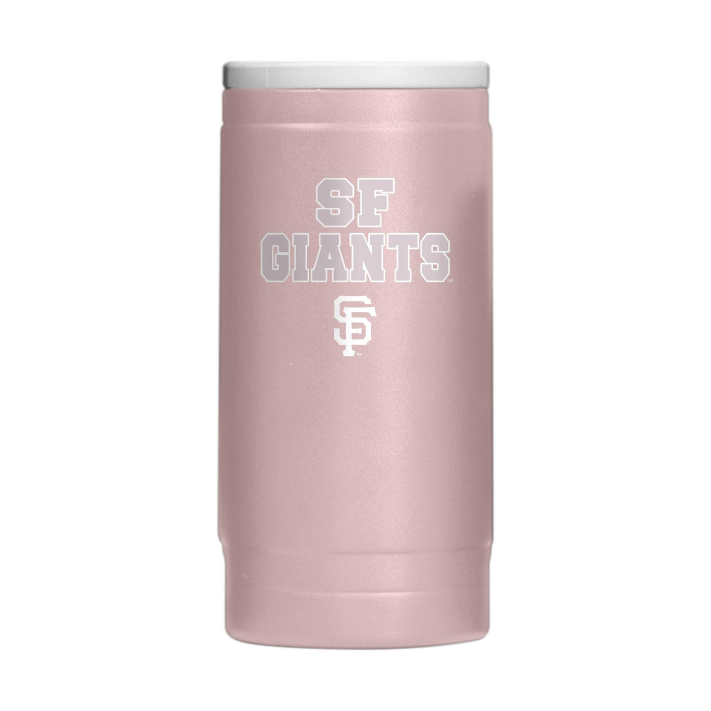 San Francisco Giants Stencil Powder Coat Slim Can Coolie - Logo Brands