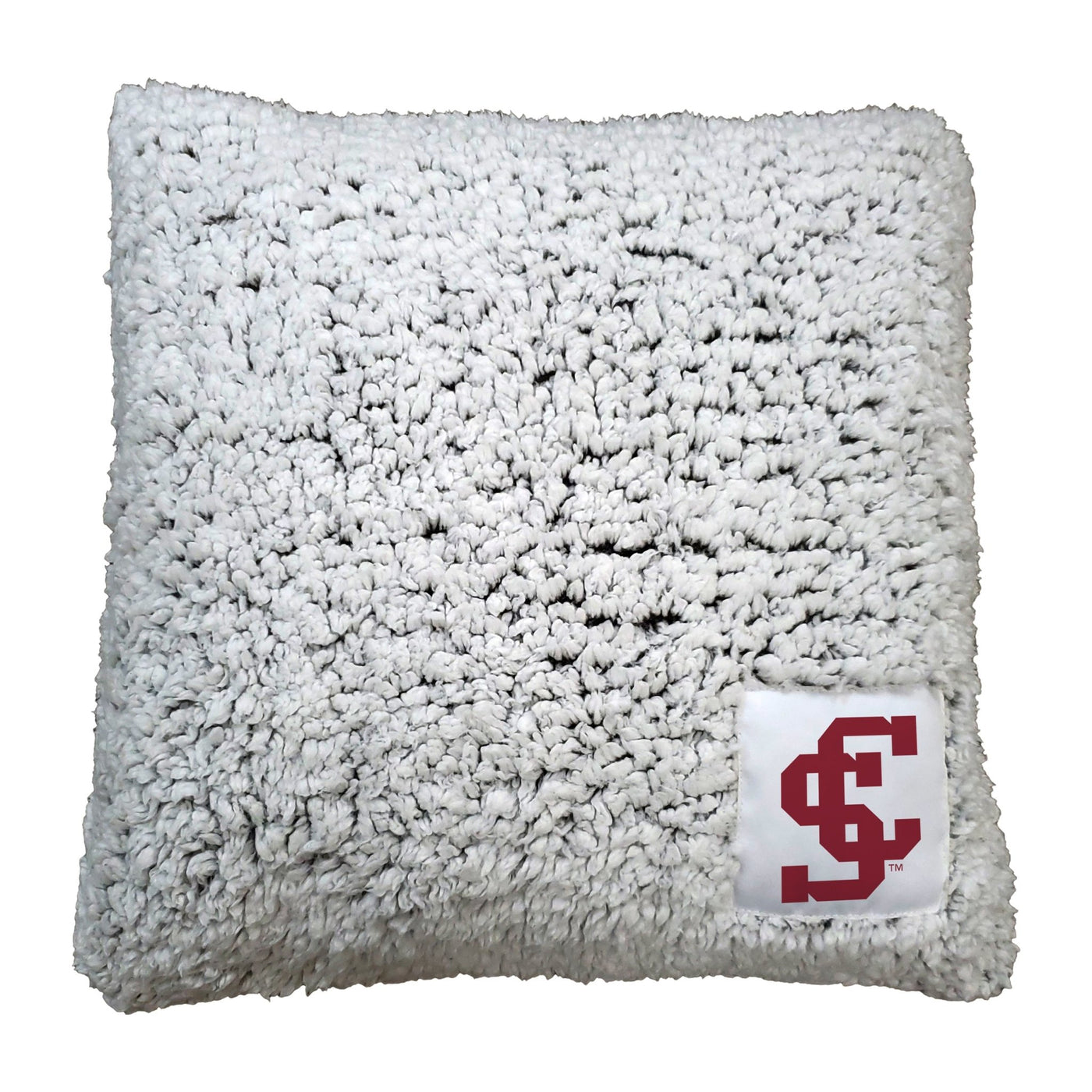 Santa Clara Frosty Throw Pillow - Logo Brands