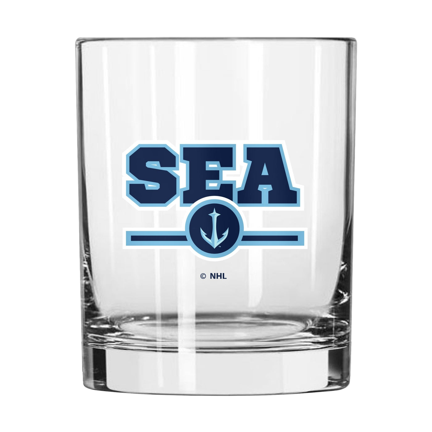Seattle Kraken 14oz Letterman Rocks Glass - Logo Brands