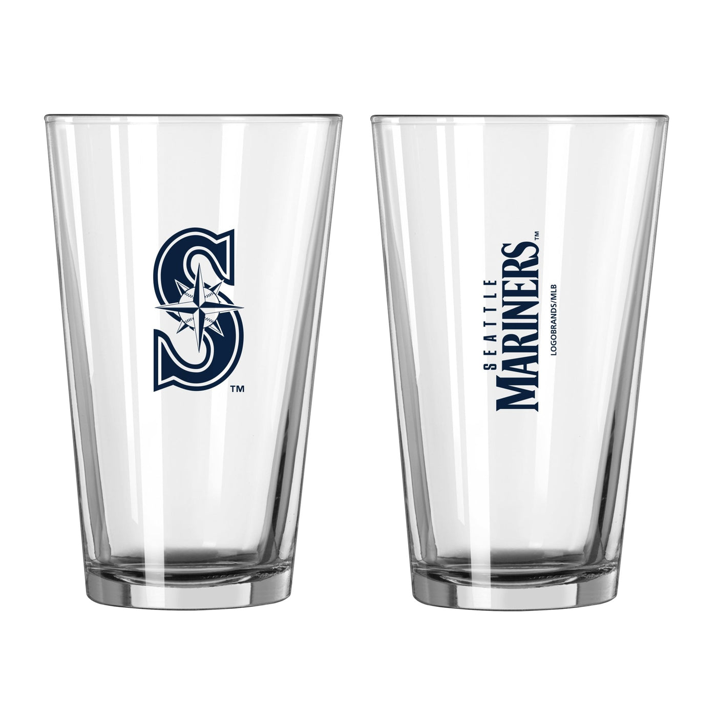 Seattle Mariners 16oz Gameday Pint Glass - Logo Brands