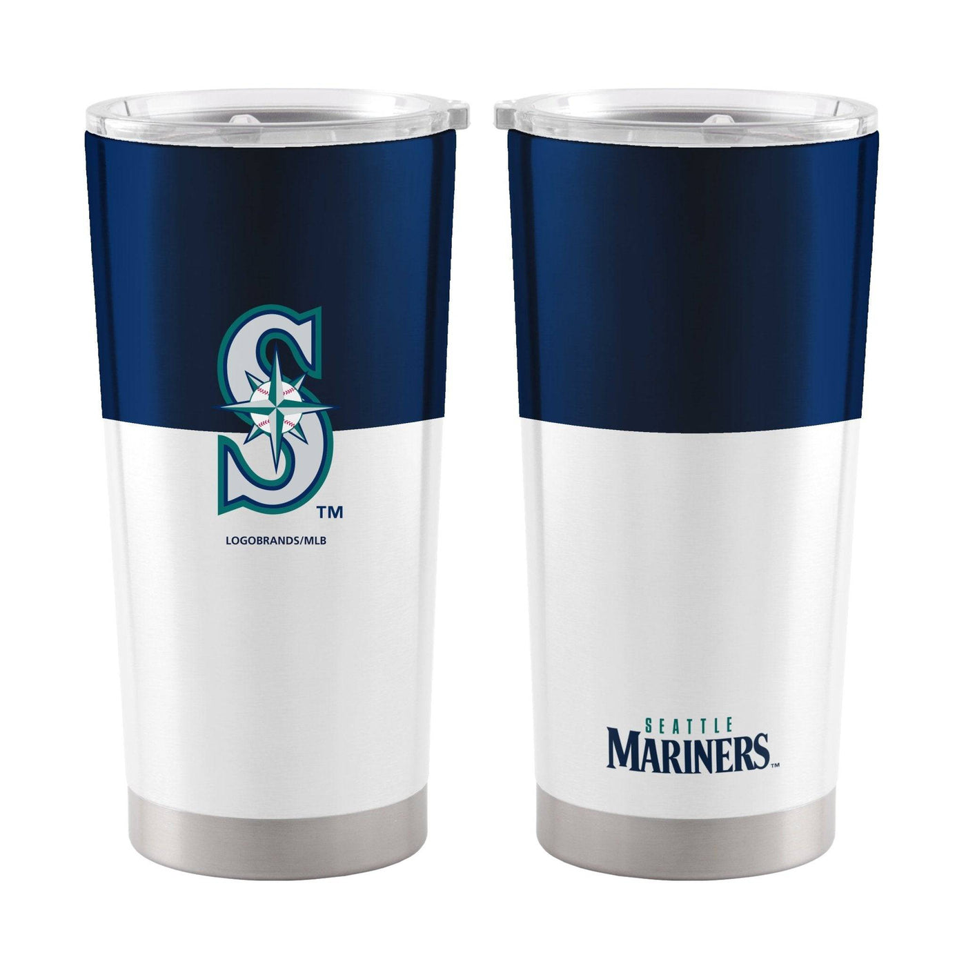 Seattle Mariners 20oz Colorblock Stainless Steel Tumbler - Logo Brands