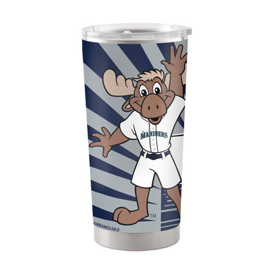Seattle Mariners 20oz Mascot Stainless Steel Tumbler - Logo Brands