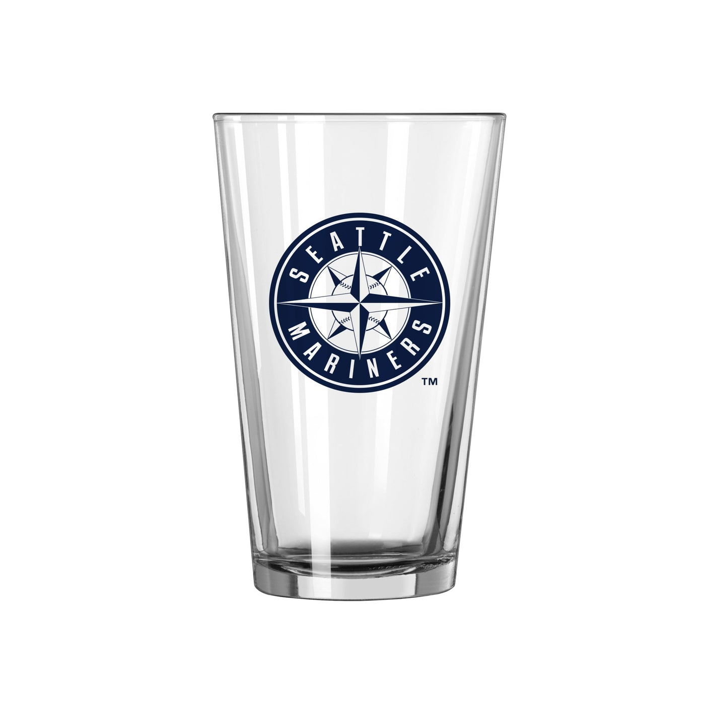 Seattle Mariners Etched 16oz. Pint Glass