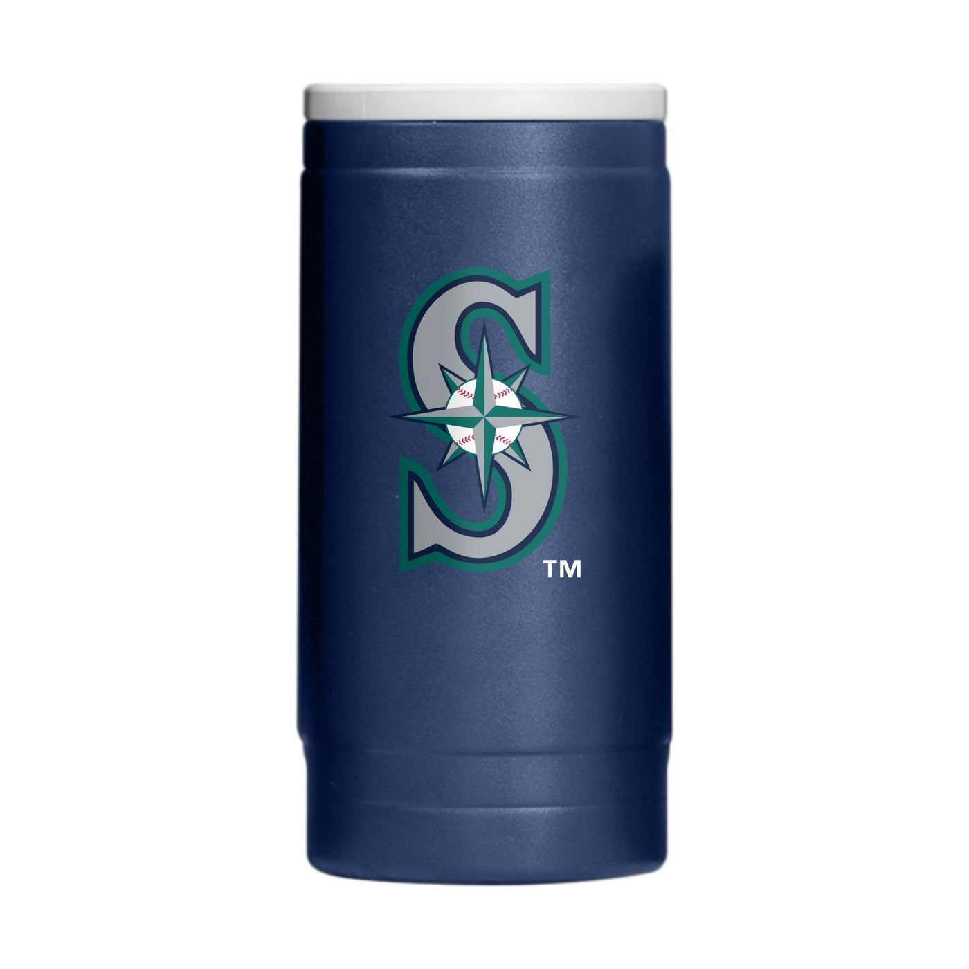 Seattle Mariners Flipside Powder Coat Slim Can Coolie - Logo Brands