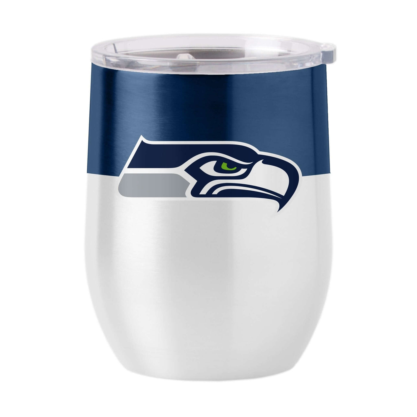Seattle Seahawks Colorblock 16oz Stainless Curved Beverage - Logo Brands
