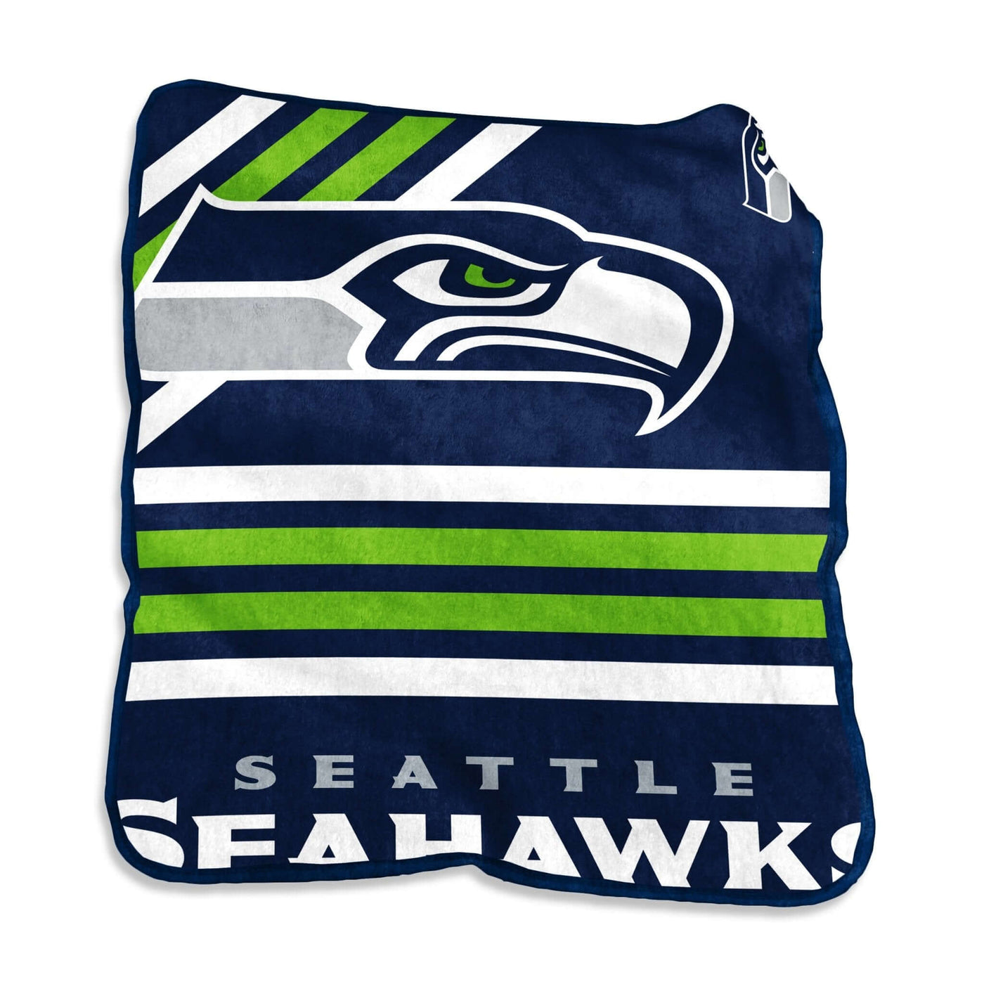 Seattle Seahawks Raschel Throw - Logo Brands