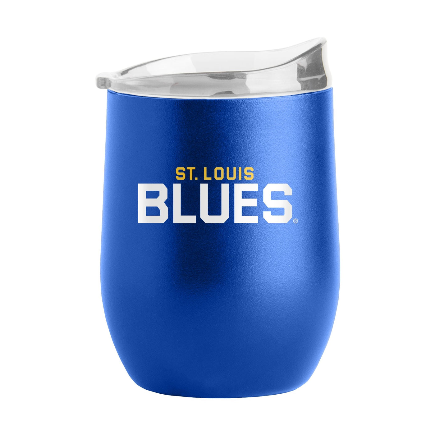 St Louis Blues 16oz Flipside Powder Coat Curved Bev - Logo Brands