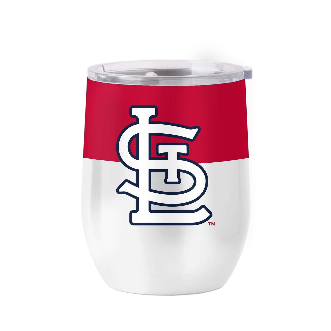 St Louis Cardinals 16oz Colorblock Stainless Curved Beverage - Logo Brands