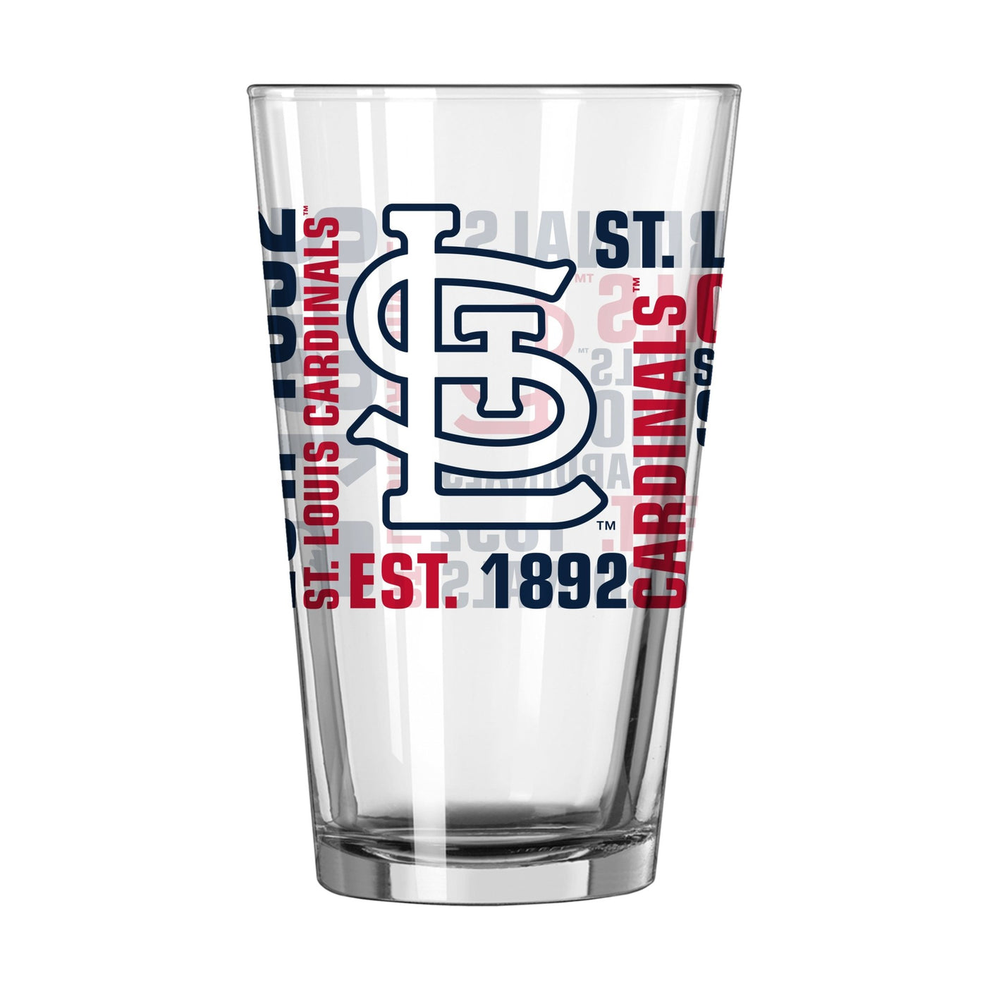 St. Louis Cardinals 16oz Spirit Pint Glass - Logo Brands