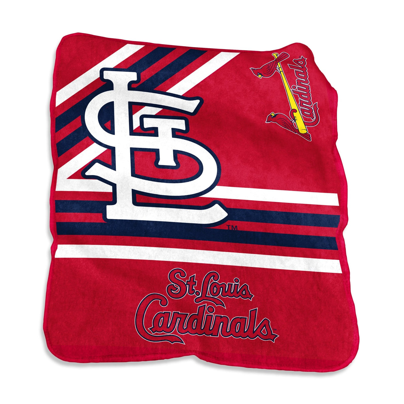 St. Louis Cardinals Raschel Throw - Logo Brands
