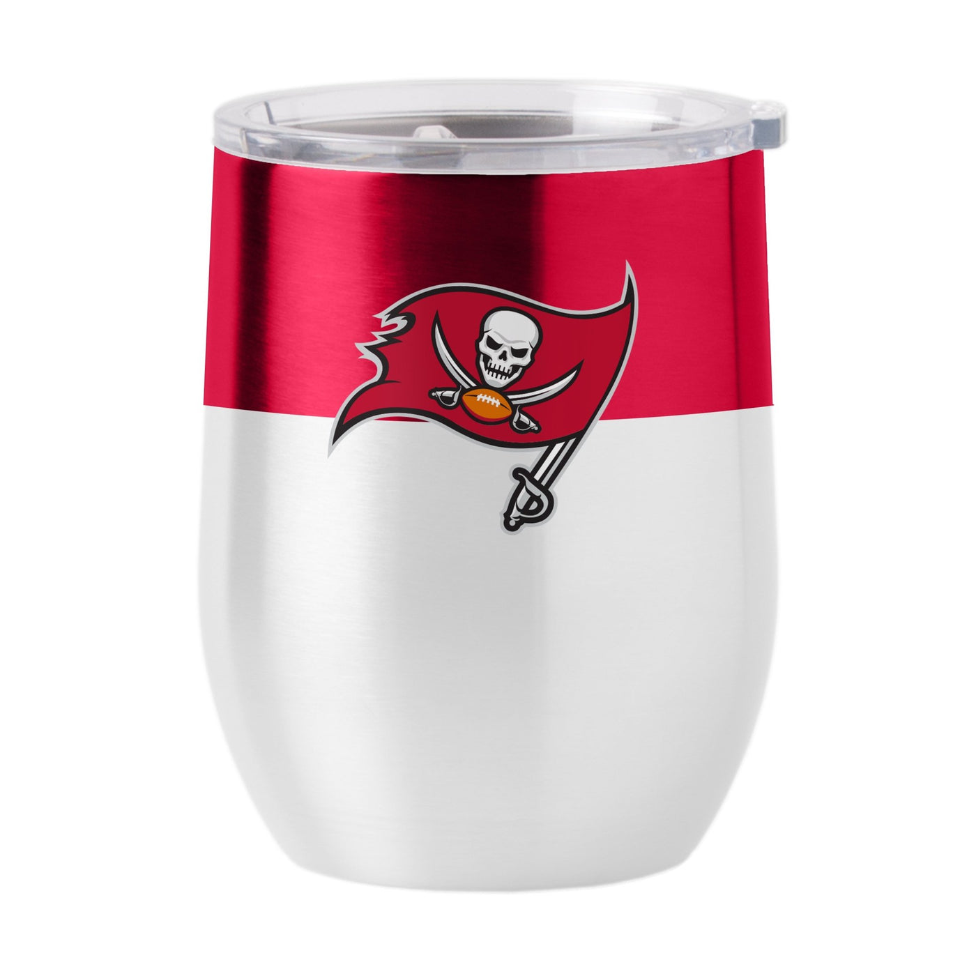 Tampa Bay Buccaneers 16oz Colorblock Stainless Curved Beverage - Logo Brands