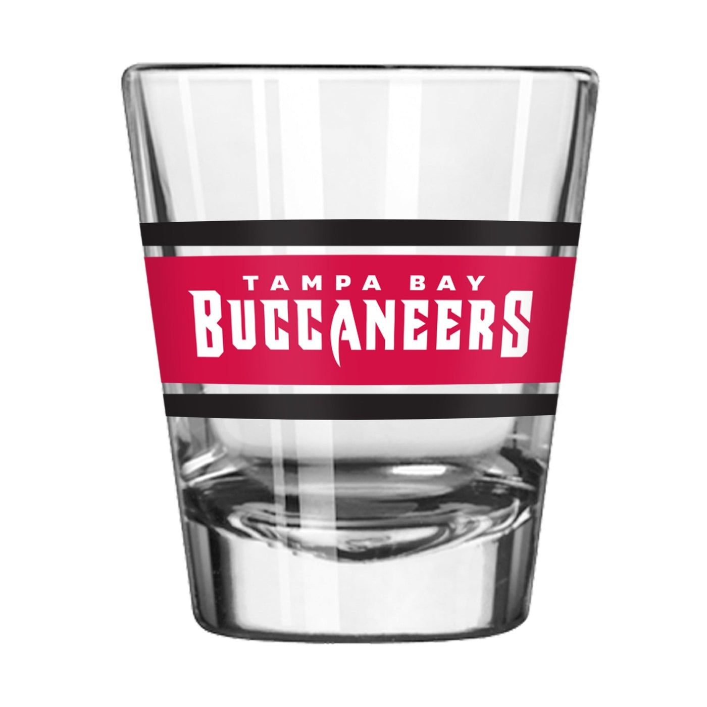 Tampa Bay Buccaneers 2oz Stripe Shot Glass - Logo Brands