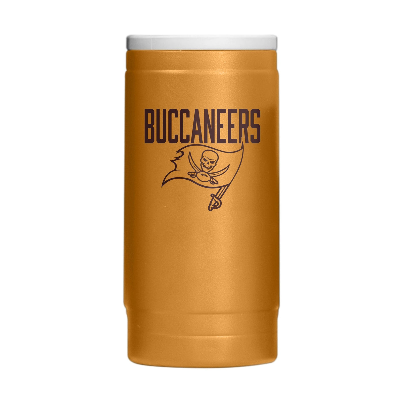 Tampa Bay Buccaneers Huddle Powder Coat Slim Can Coolie - Logo Brands