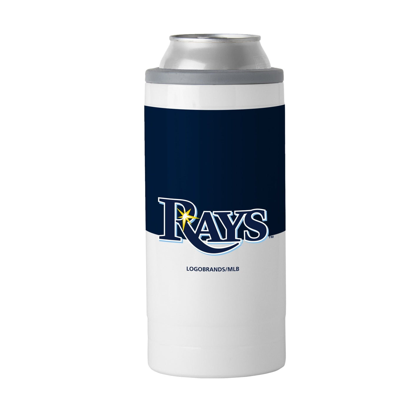 Tampa Bay Rays Slim Colorblock Can Coolie - Logo Brands