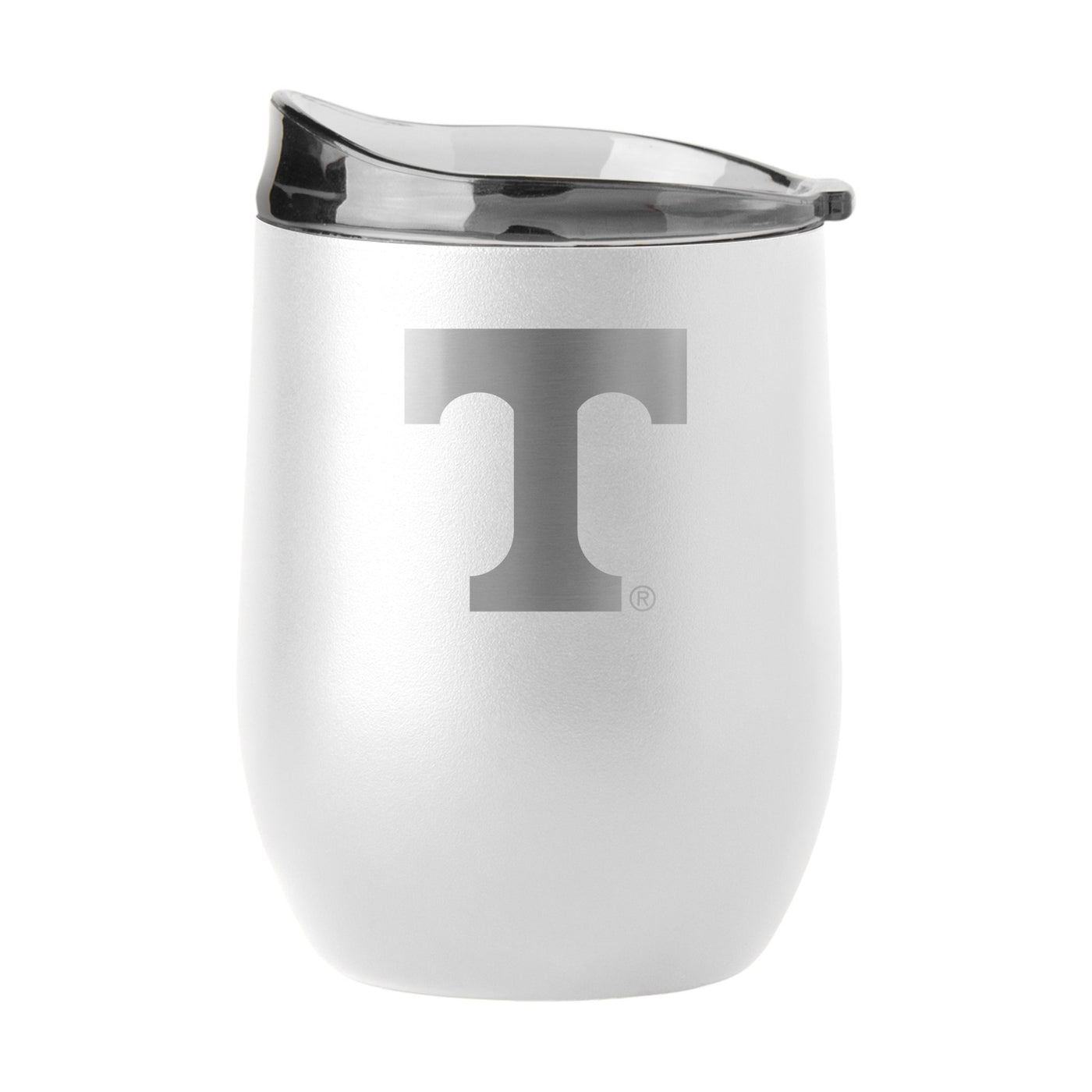 Tennessee 16oz White Etch Powder Coat Curved Bev - Logo Brands