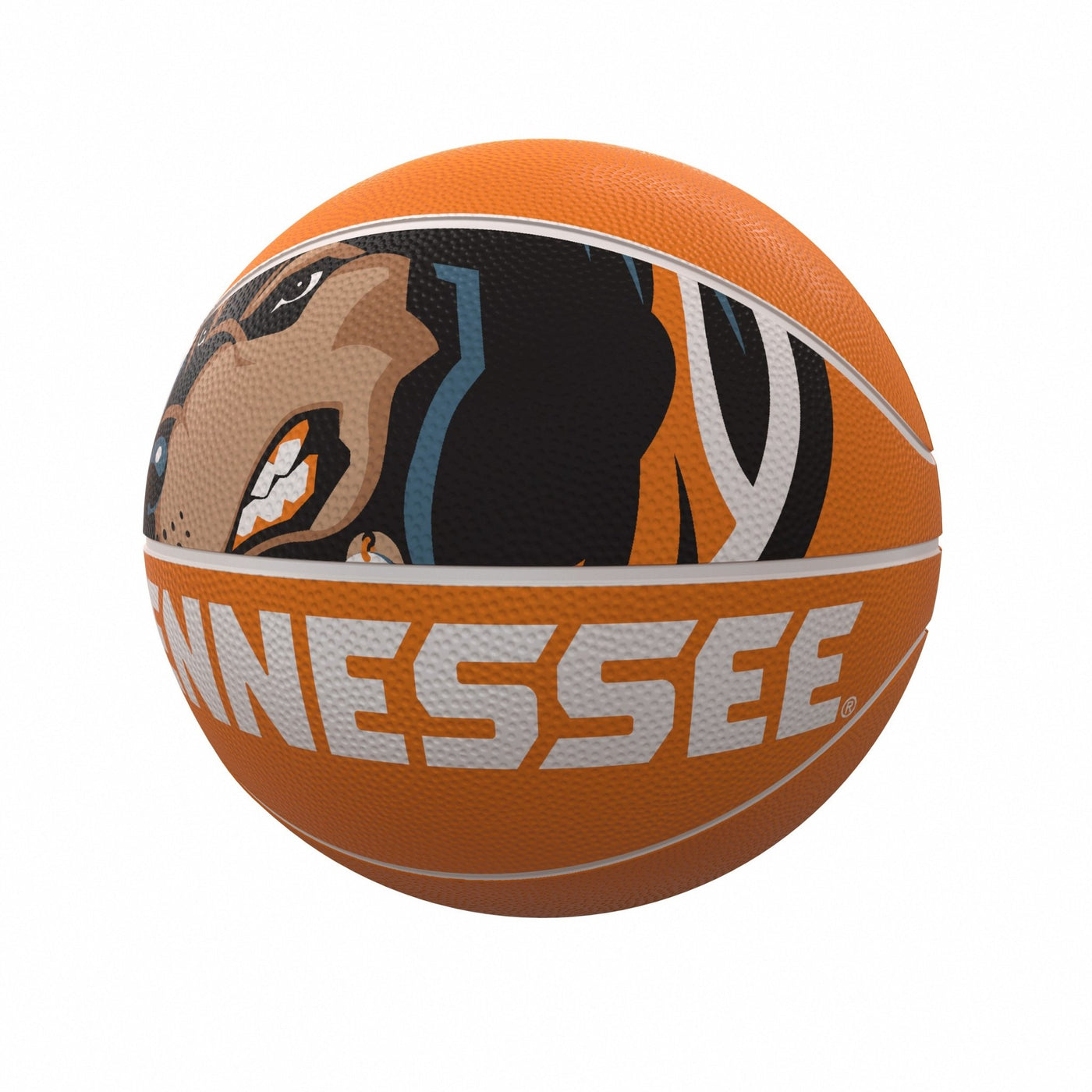 Tennessee Mascot Official-Size Rubber Basketball - Logo Brands