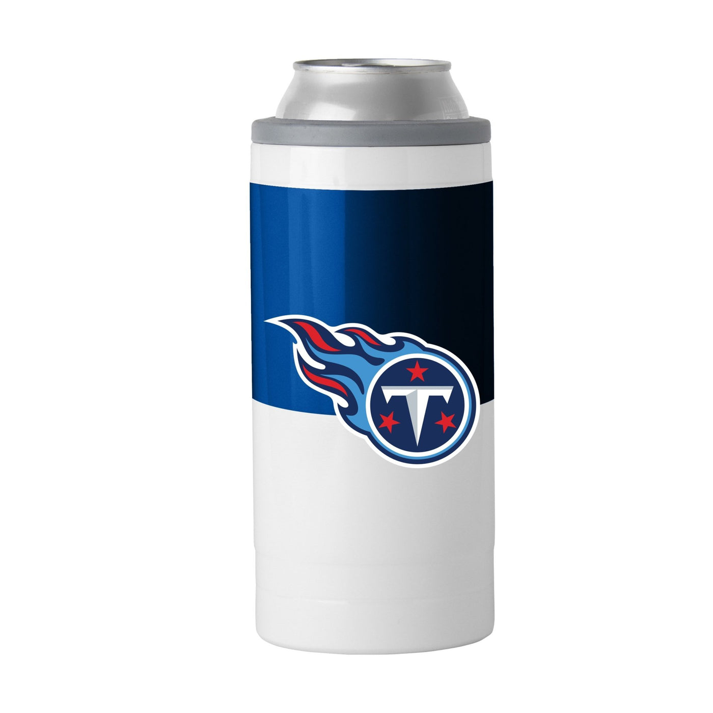 Tennessee Titans 12oz Colorblock Slim Can Coolie - Logo Brands