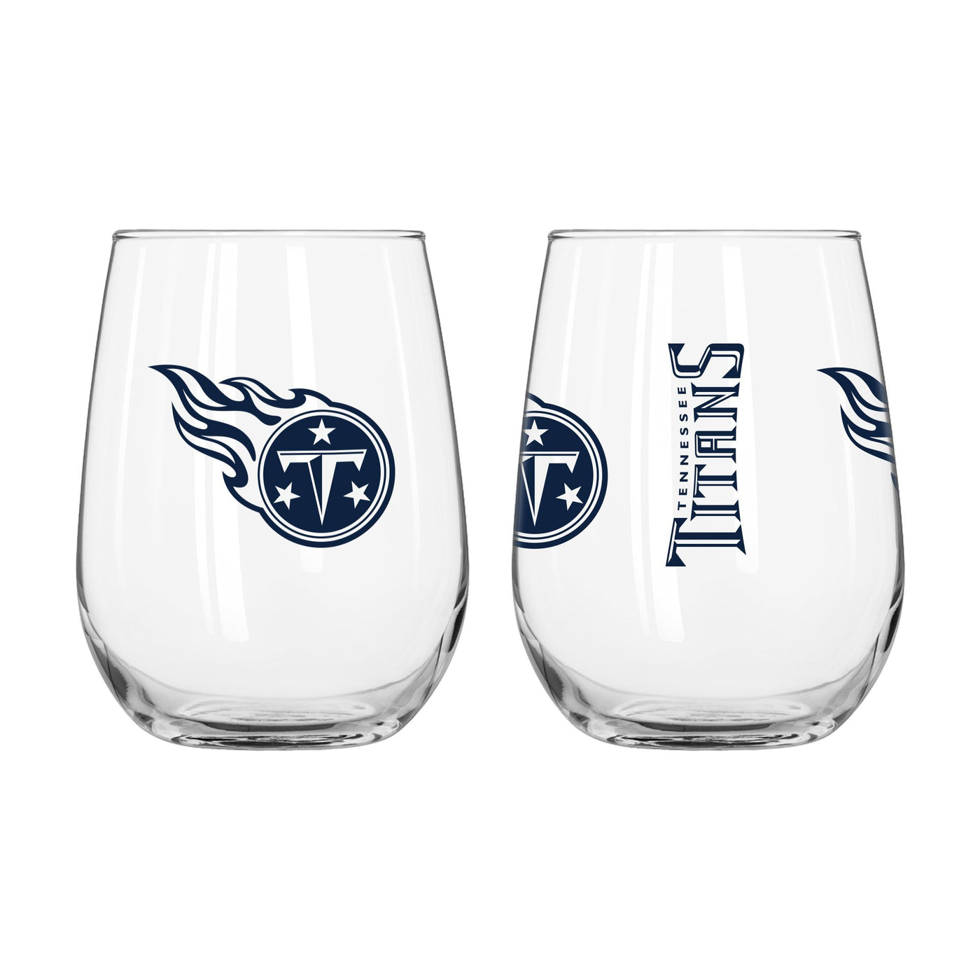 Tennessee Titans 16oz Gameday Curved Beverage Glass - Logo Brands